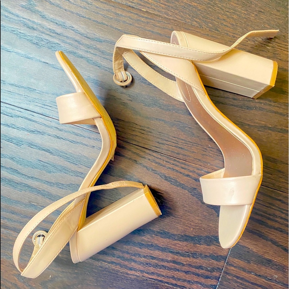 Beige sandals
